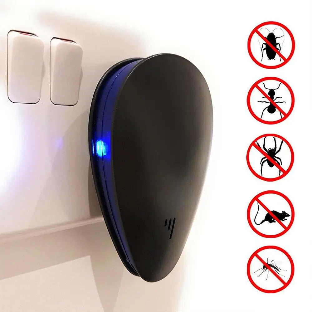 Répulsif Ultrasonique InnovaGoods - Anti Insectes Et Rongeurs, Compact Et Efficace