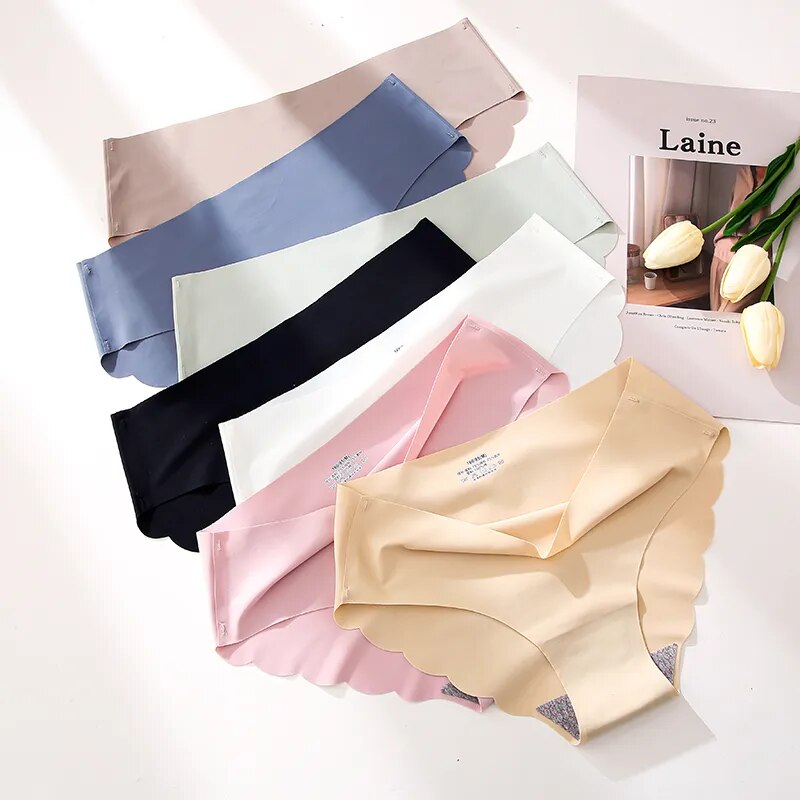 Lot de 4 culottes invisibles - Soie glacée