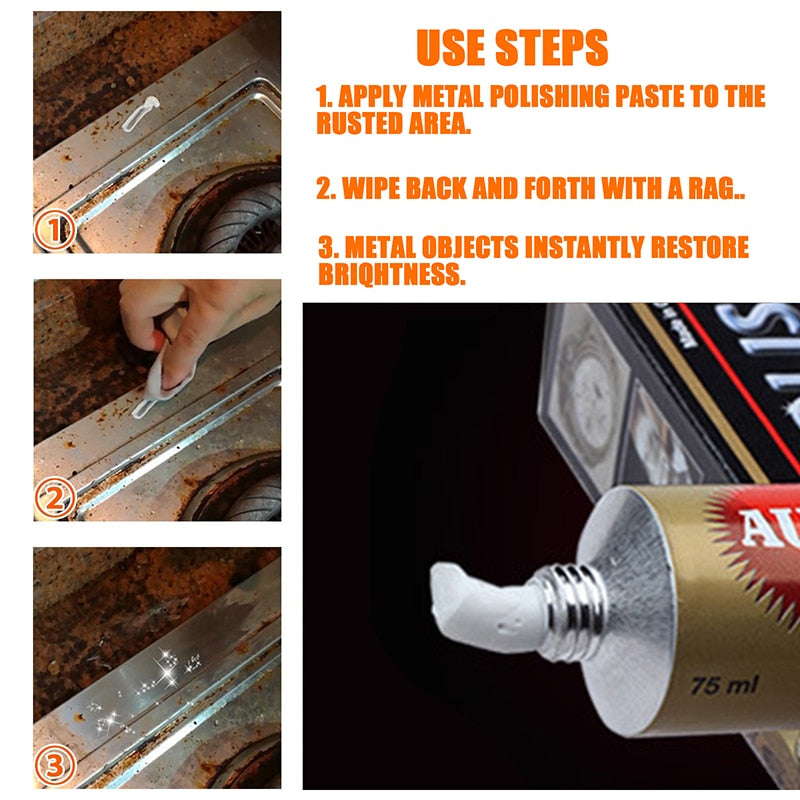 Pate à polir magique - Spéciale métal