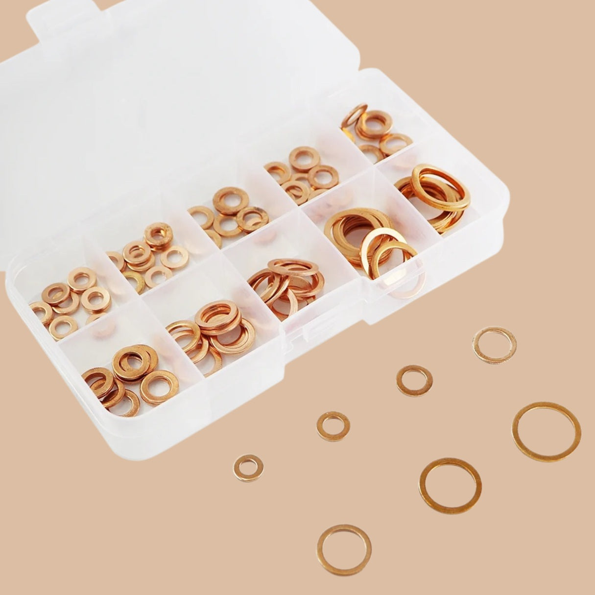 200X Joint d'étanchéité en cuivre M4 - M14