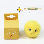 Balle Interactive Intelligente pour Chat - 1 Stick d'Herbe à Chat OFFERT