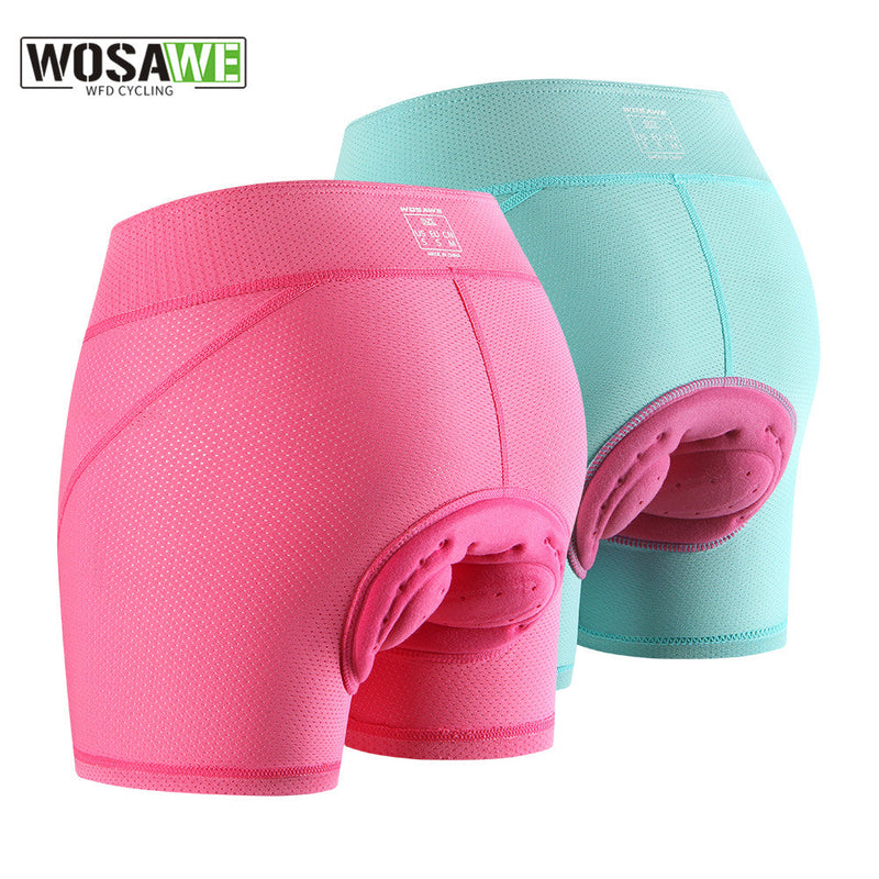 Short de cyclisme rembourré en gel 3D pour femme