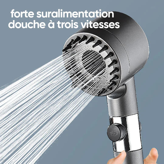 Pommeau de douche haute pression multifonctionnel + 3 filtres OFFERTS