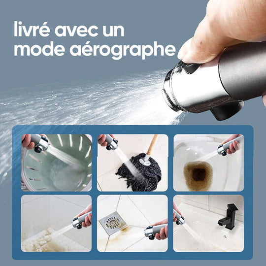 Pommeau de douche haute pression multifonctionnel + 3 filtres OFFERTS