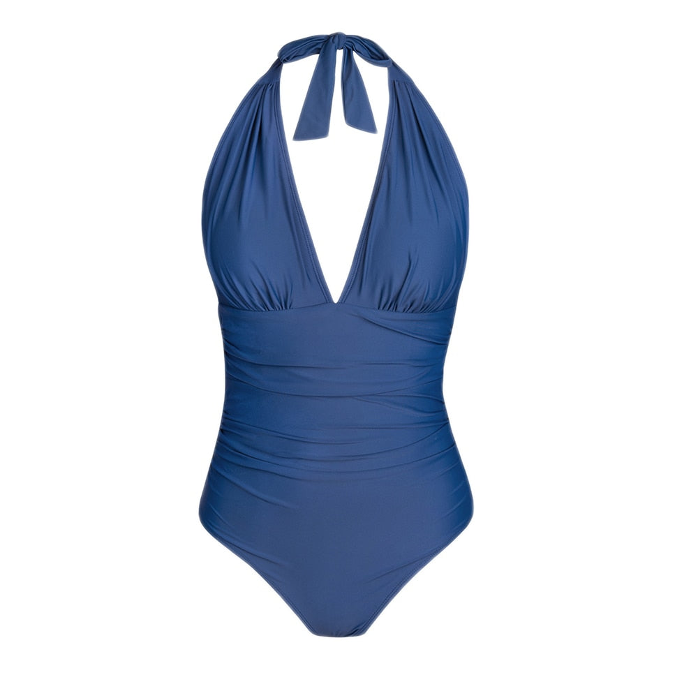 Maillot de bain 1PC décolleté plongeant - Collection été 2023