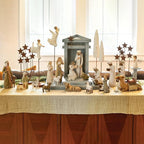 Figurines de Crèche de Noël en résine de haute qualité
