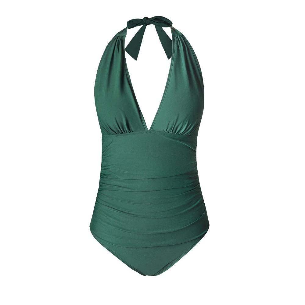 Maillot de bain 1PC décolleté plongeant - Collection été 2023