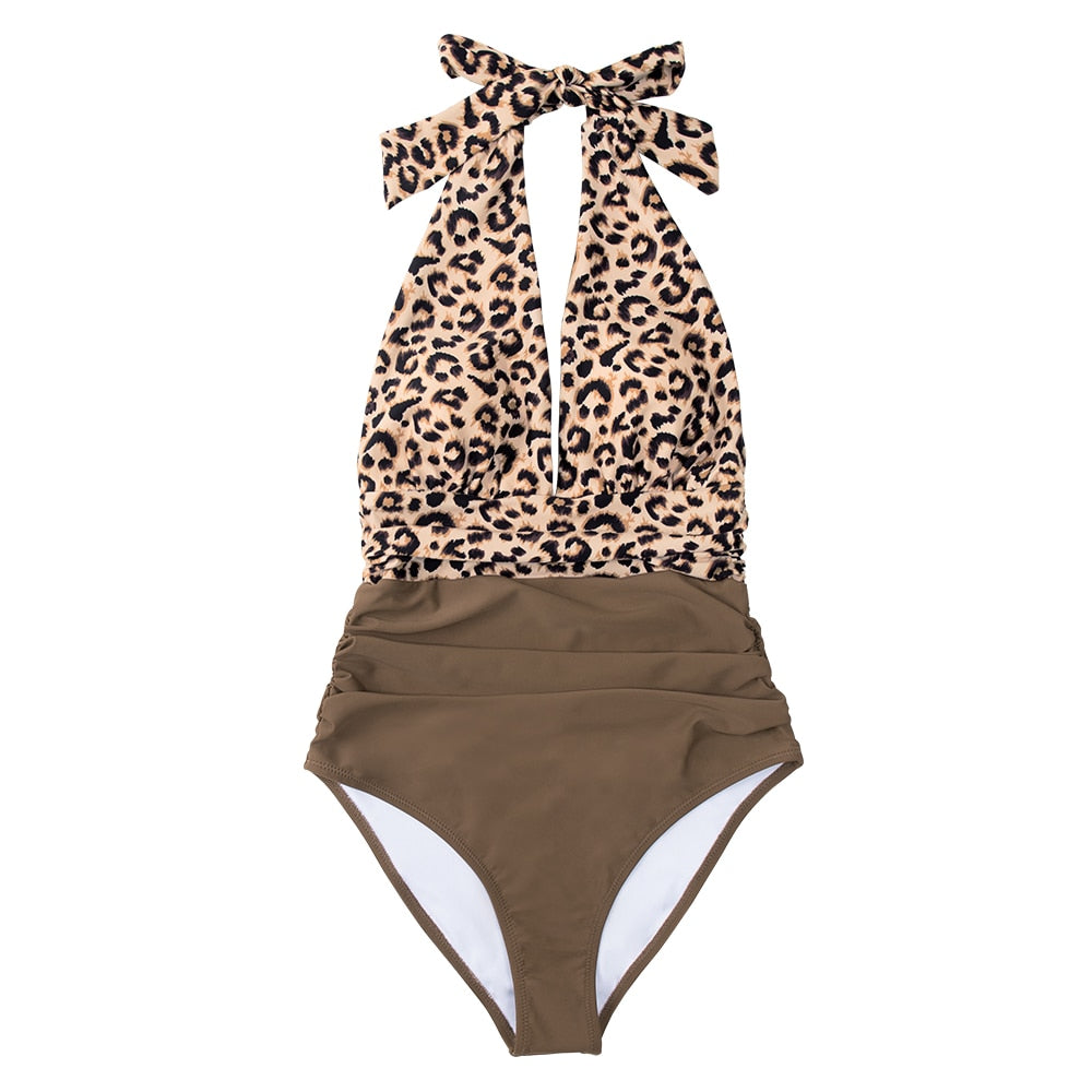 Maillot de bain 1PC décolleté plongeant - Collection été 2023