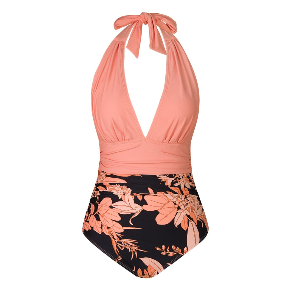 Maillot de bain 1PC décolleté plongeant - Collection été 2023