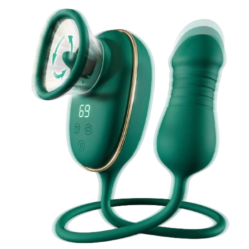 PLEASURE - Sextoy 4 en 1 Vibro, Succion & Mouvement de langue