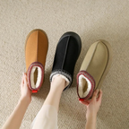 Bottines Slipper - intérieur fourrure et facile à enfiler