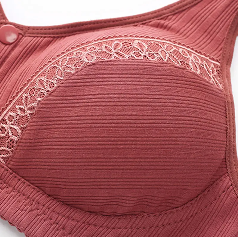 Soutien-gorge en Coton - Fermeture pression avant
