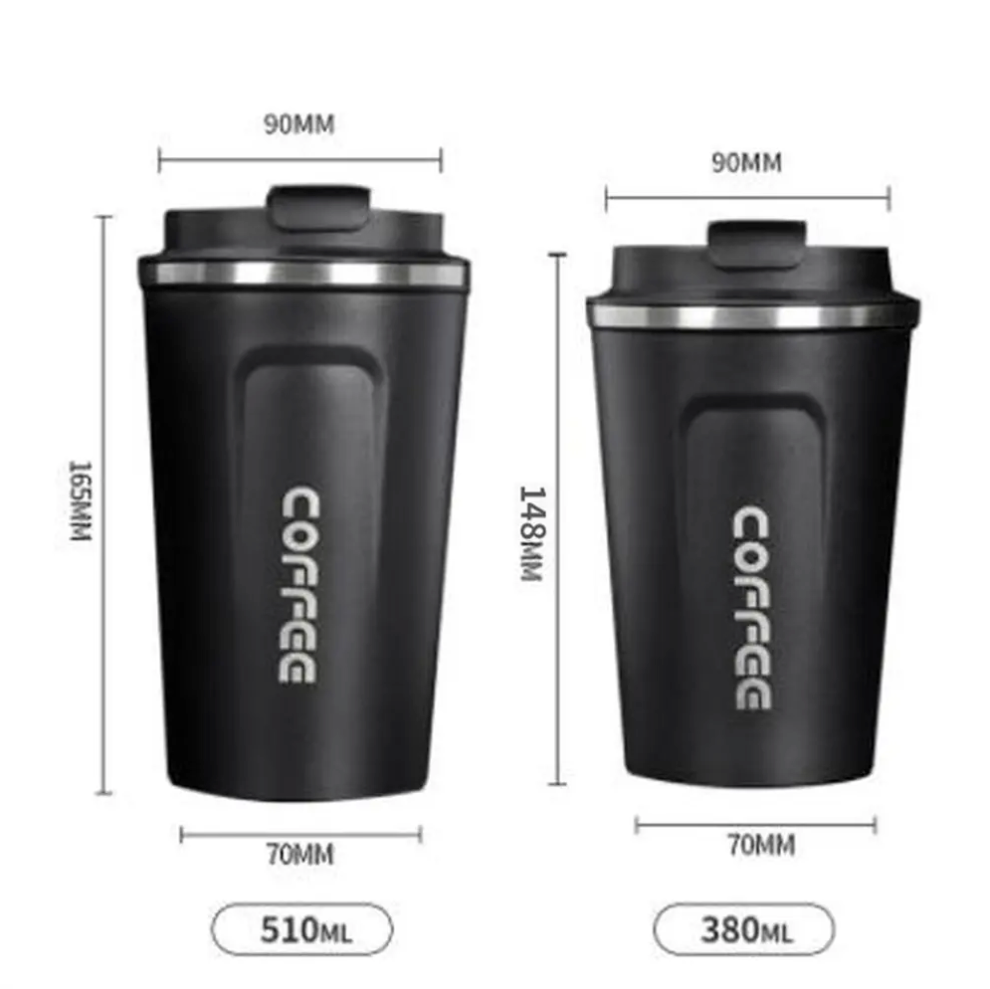 Thermos à café en acier intelligent - Affiche la température