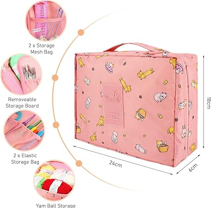 Trousse Kit de Crochet pour débutant - 53PCS