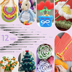 Trousse Kit de Crochet pour débutant - 53PCS