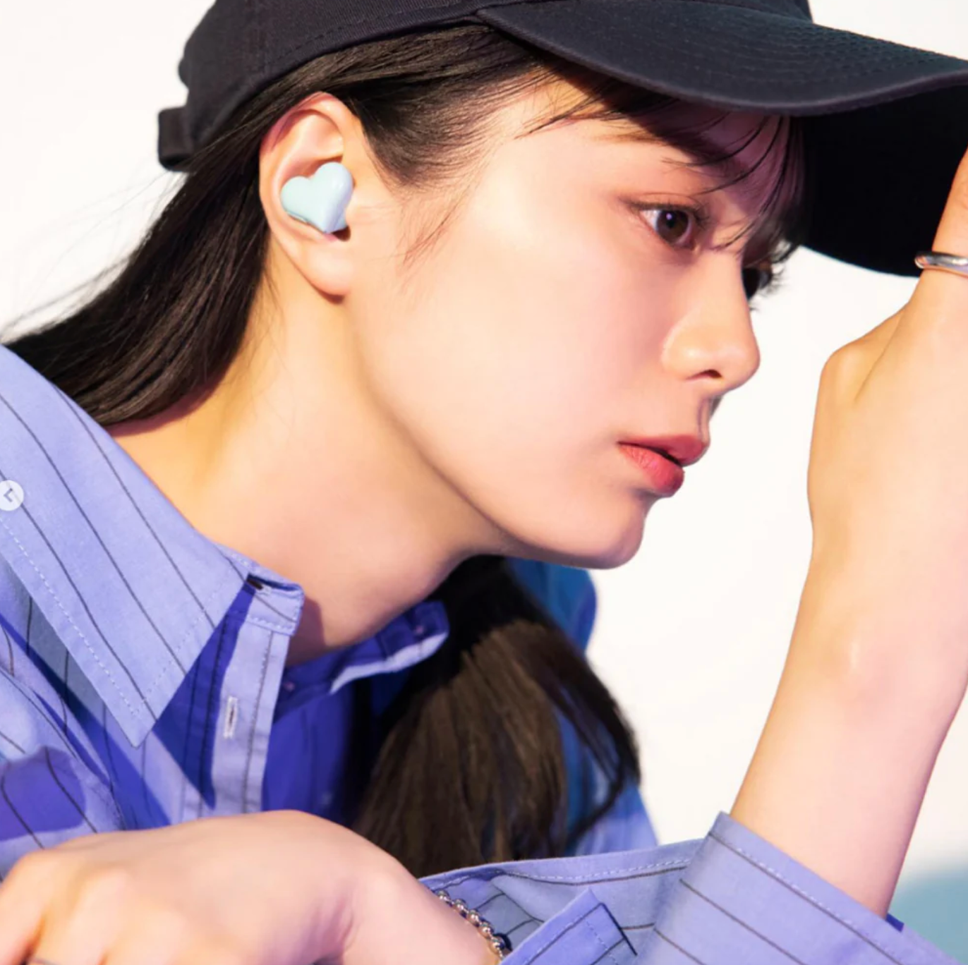 LOVE AUDIO - Écouteurs sans fil Bluetooth en forme de cœur