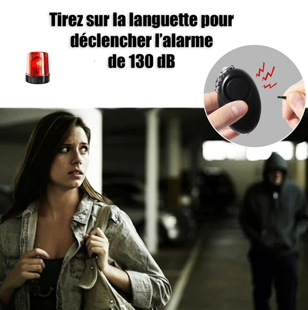 Porte-clé d'autodéfense anti-agression