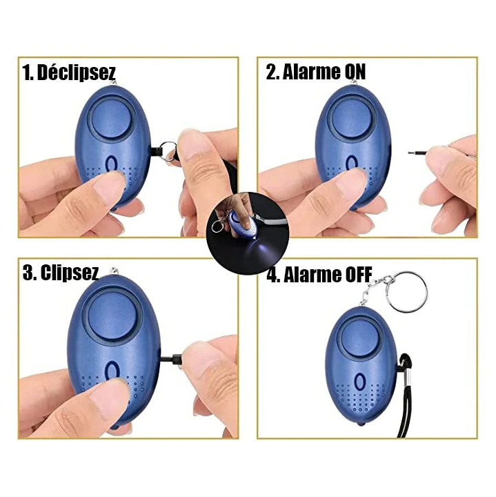 Porte-clé d'autodéfense anti-agression