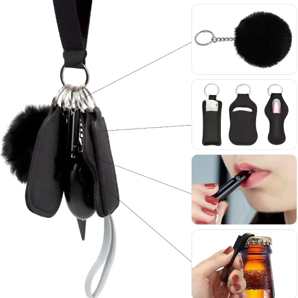 Porte-clé d'autodéfense anti-agression