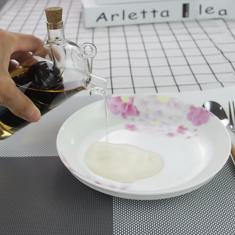 Bouteille italienne transparente duo huile et vinaigre