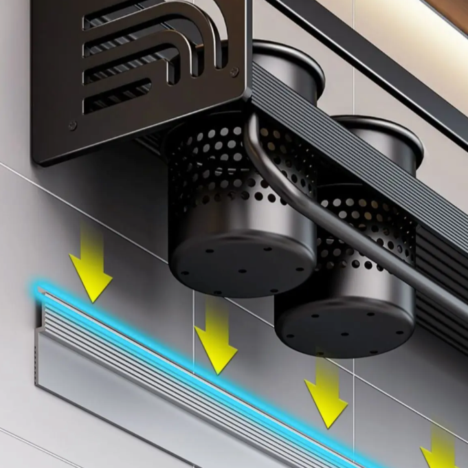 Étagère murale à épices et condiments de cuisine