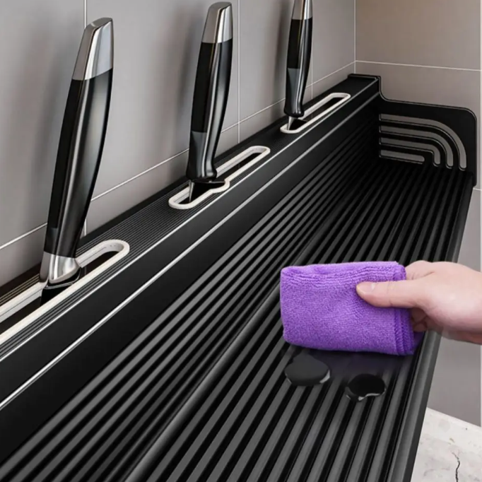 Étagère murale à épices et condiments de cuisine