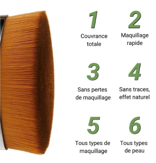 Brosse de maquillage magique - Teint parfait