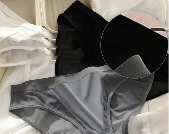 Lot de 3 culottes Soie Glacée & transparentes - Confort+