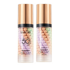 Base de maquillage pour le teint tricolore - Waterproof et Anti-UV