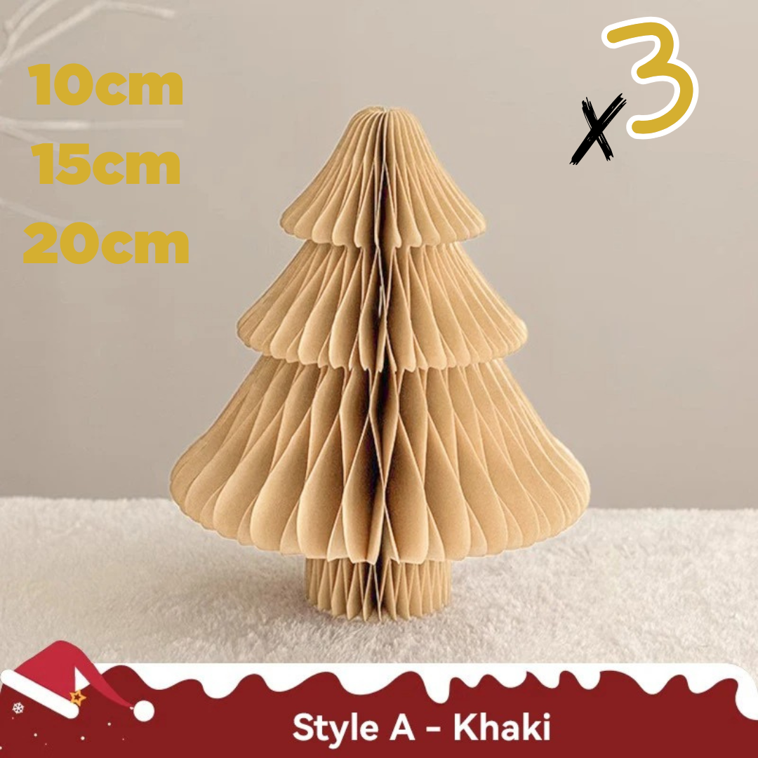 Sapin décoratif Origami en Papier