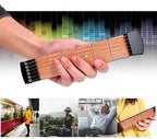 Guitare de poche à 6 broches - Portable - Entraîneur de doigt