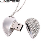 Collier Coeur USB Flash 2 en 1 - Jusqu'à 128GB