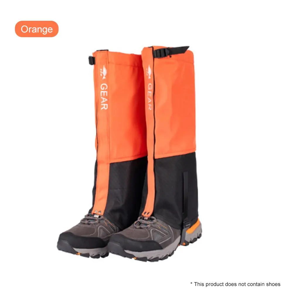 Paire de guêtres jambières imperméables pour activités en plein air