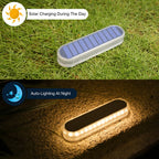 4x Spots d'extérieurs solaires et étanches multifontionctionnels