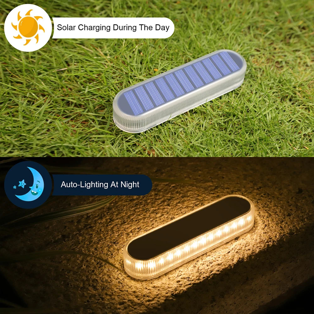 4x Spots d'extérieurs solaires et étanches multifontionctionnels
