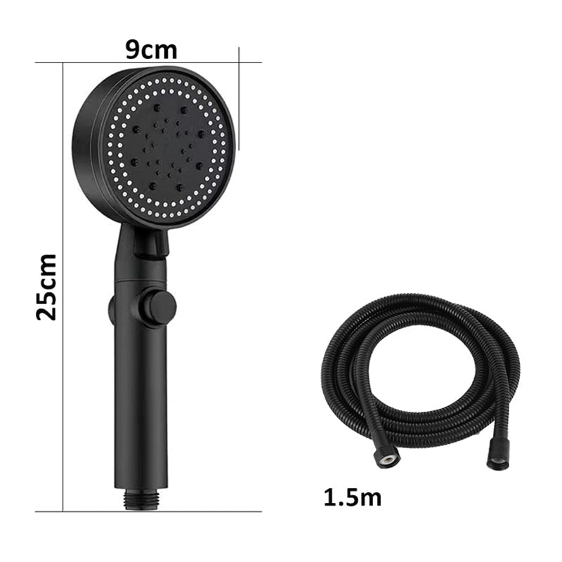 Pommeau de douche haute pression et économique 5-modes