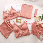 Ensemble de Pyjama 5PCS en satin