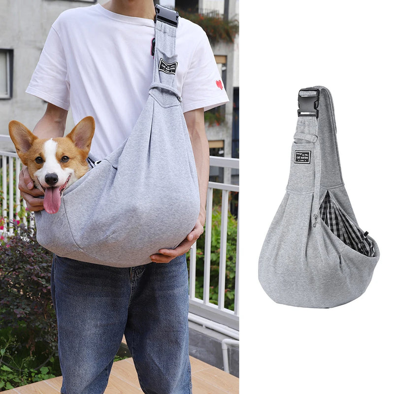 Sac bandoulière de transport pour animaux