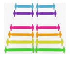 QUICK LAZY SHOELACE - 14x Lacets en silicone sans laçage