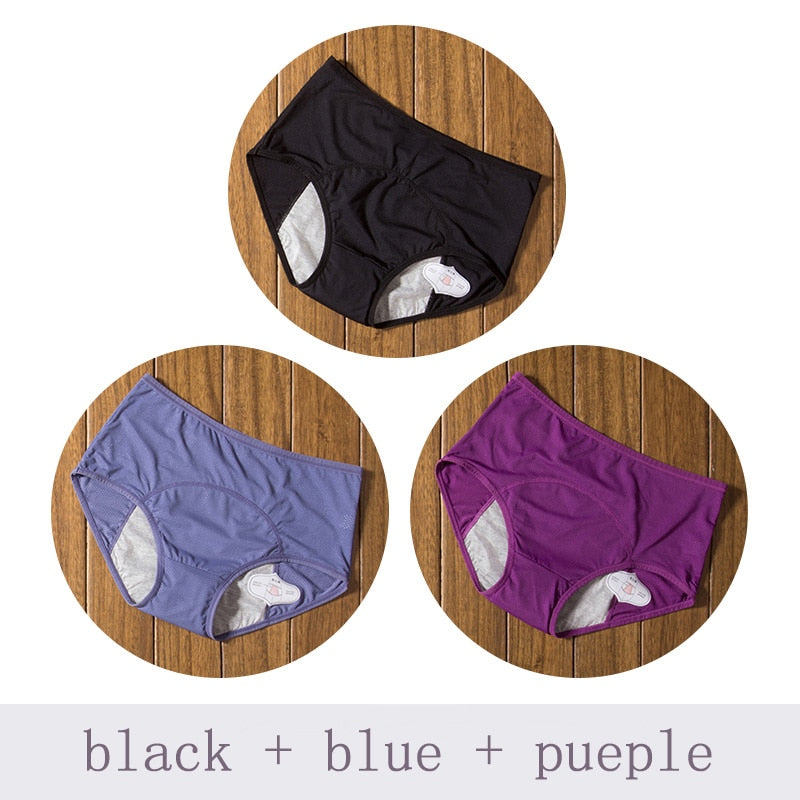 Pack of 3 Leak-Proof Underwear