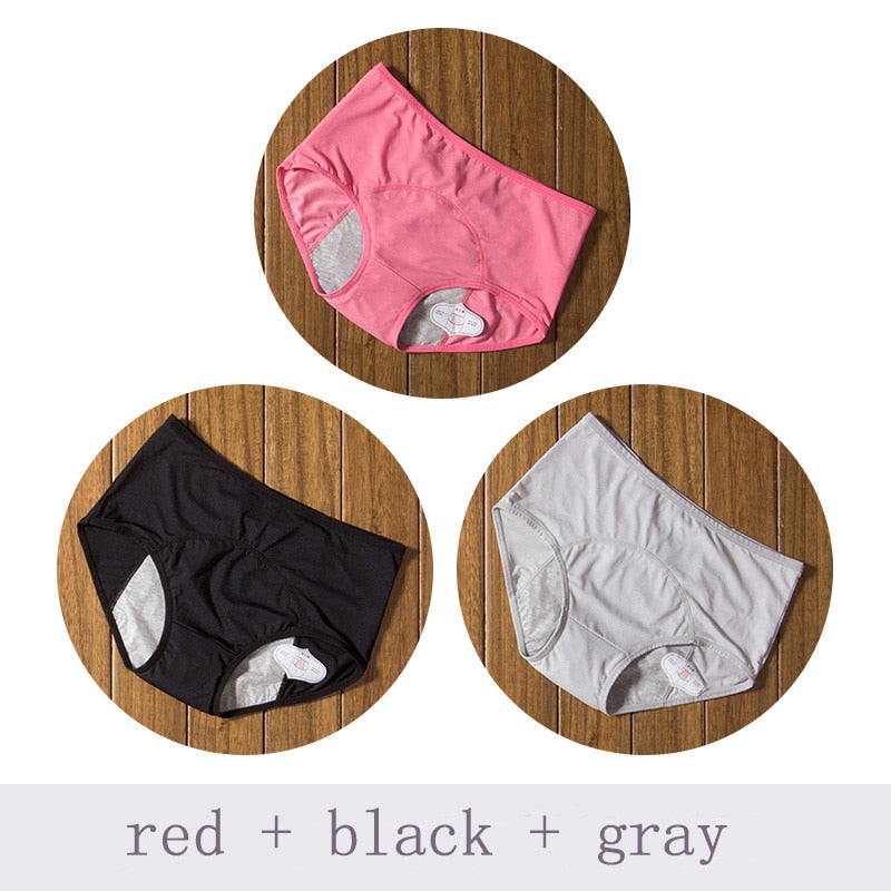 Pack of 3 Leak-Proof Underwear