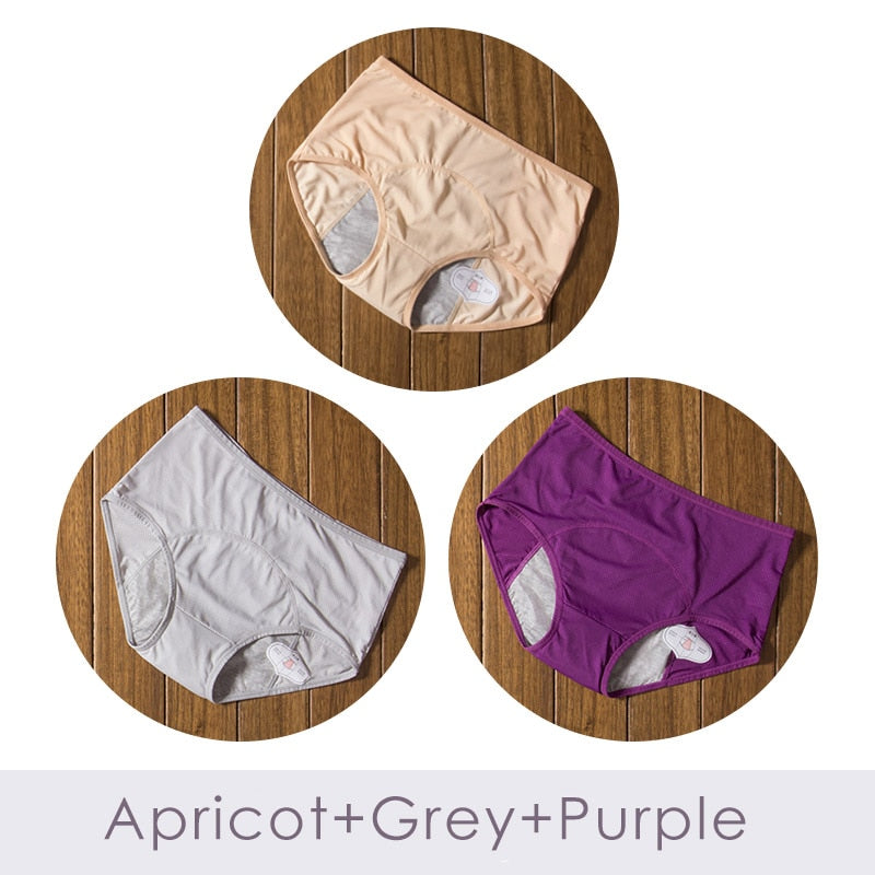 Pack of 3 Leak-Proof Underwear