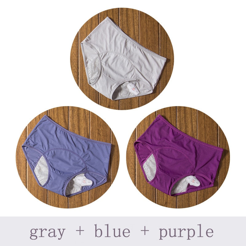 Pack of 3 Leak-Proof Underwear