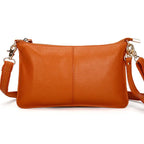 Mini Pochette bandoulière vintage en cuir véritable