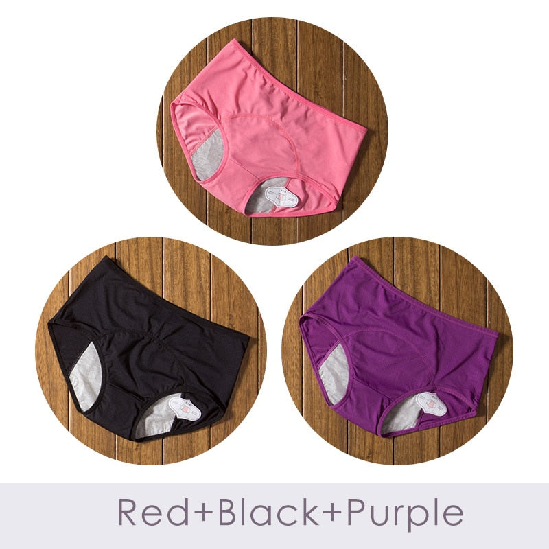 Pack of 3 Leak-Proof Underwear