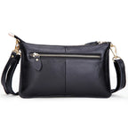 Mini Pochette bandoulière vintage en cuir véritable