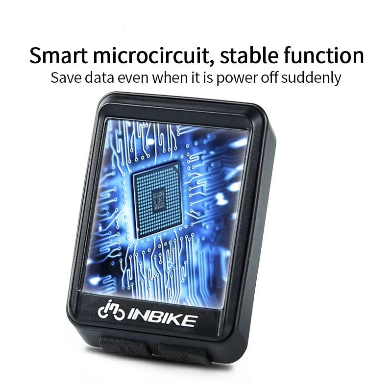 Ordinateur de vélo - Vitesse, Compteur, Chronomètre, Horloge...