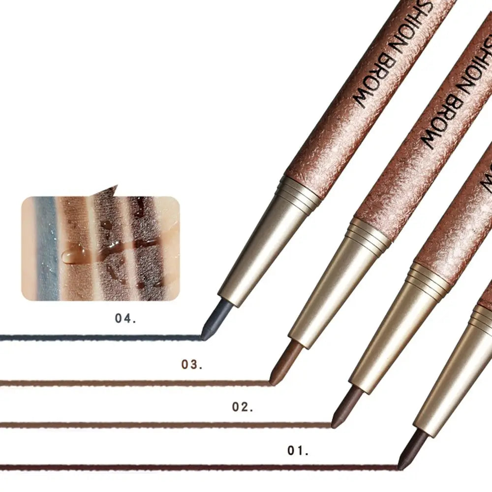 Coffret à Sourcils - Crayon waterproof, 3 recharges & 3 pochoirs