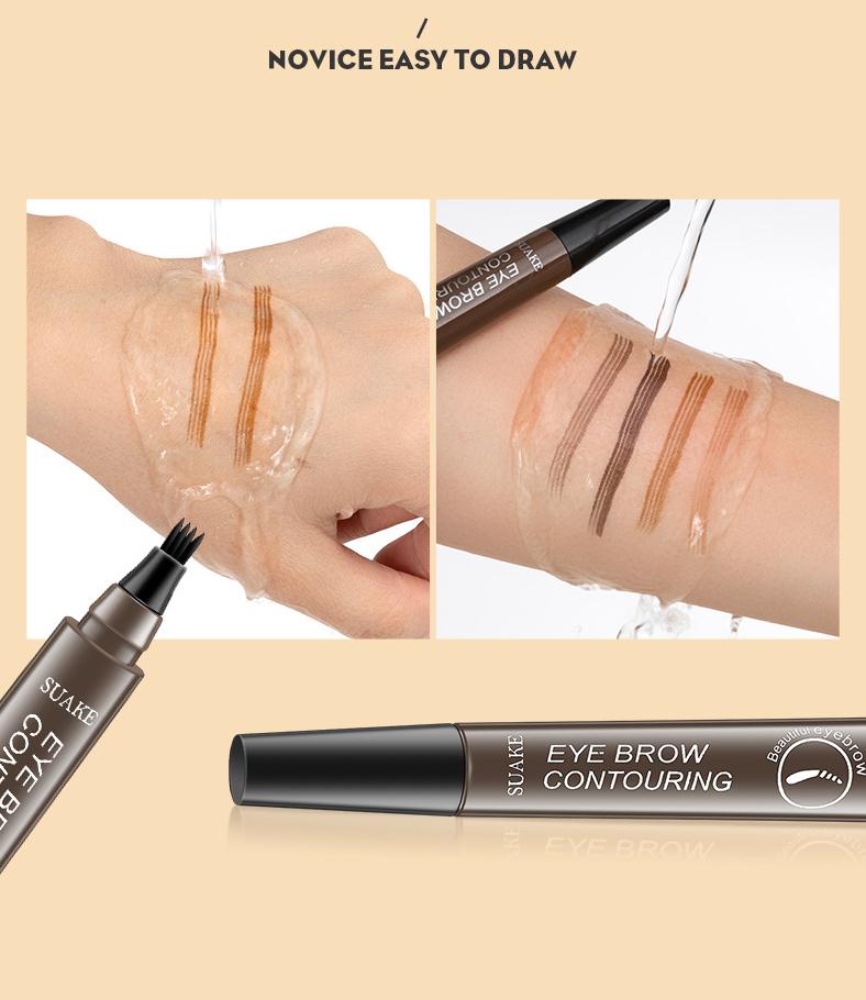 BROW PEN - Stylo feutre à sourcils 4 pointes précises - 1 ACHETÉ = 1 OFFERT