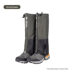 Paire de guêtres jambières imperméables pour activités en plein air